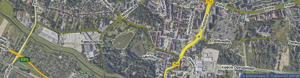 Zdjęcie satelitarne Starokunowska ul.